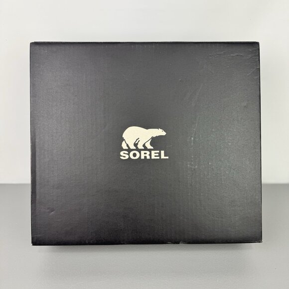 Sorel Joan Uptown Chelsea Waterproof Suede Wedge Bootie Boots Sandy Tan Women 10 - Picture 11 of 13